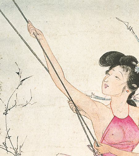 丽江市-胡也佛的仕女画和最知名的金瓶梅秘戏图